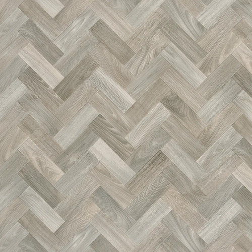 Grey herringbone vinyl - grey,