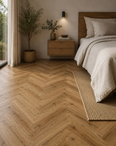 Sugar oak herringbone spc - oak,