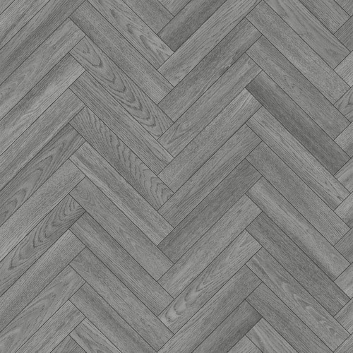 Grey herringbone vinyl lino - herringbone,
