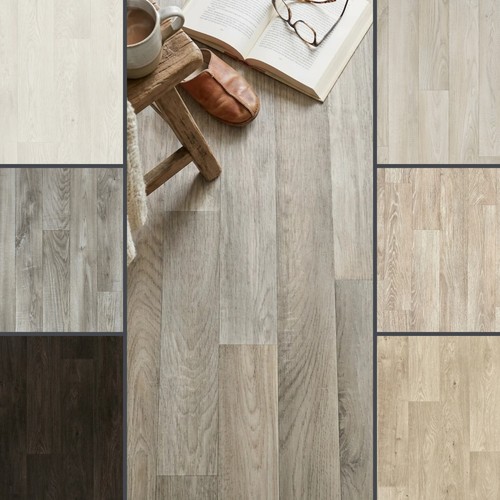 Grey wood vinyl - wood, flooring