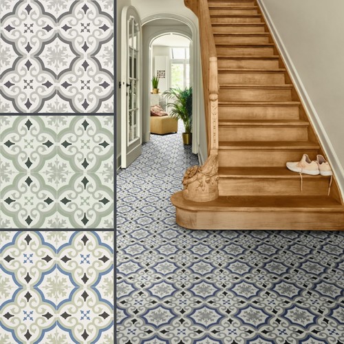 Patterned sheet vinyl flooring - vinyl,