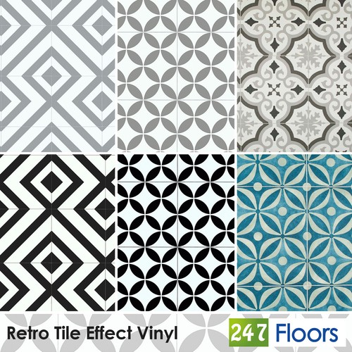 Geometric tile effect - geometric,