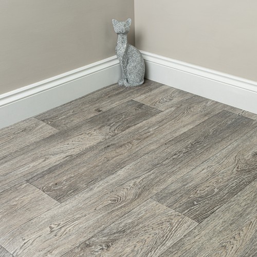 Grey wood effect vinyl - ,