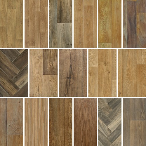 Vinyl flooring samples warm - vinyl,
