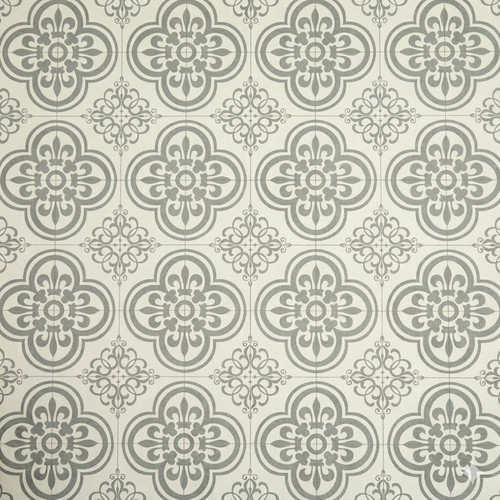 Grey patterned vinyl flooring - vinyl,